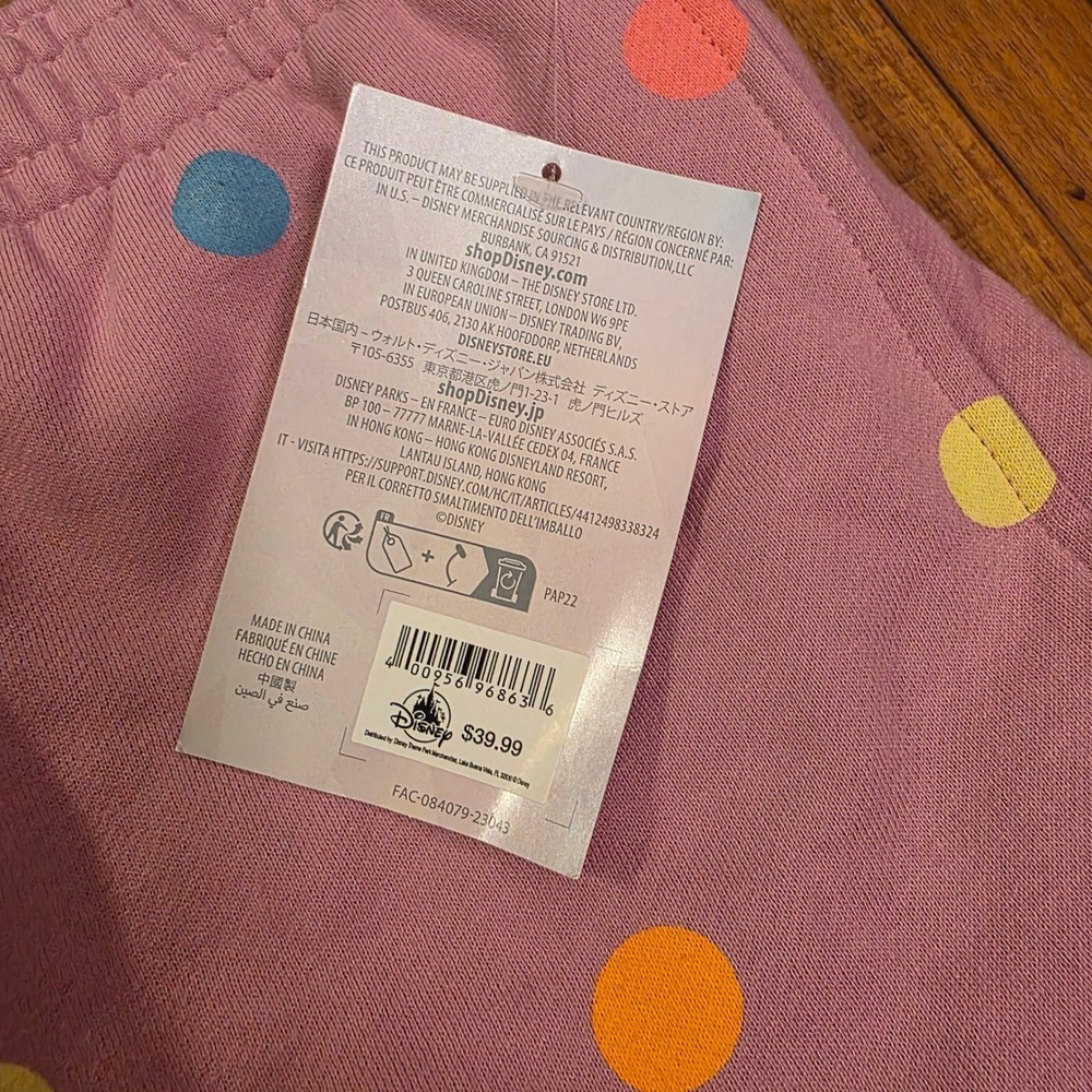 Disney Wonderful World of Color Tinkerbell‎ Polka Dot Shorts Womens 1X - Picture 6 of 8